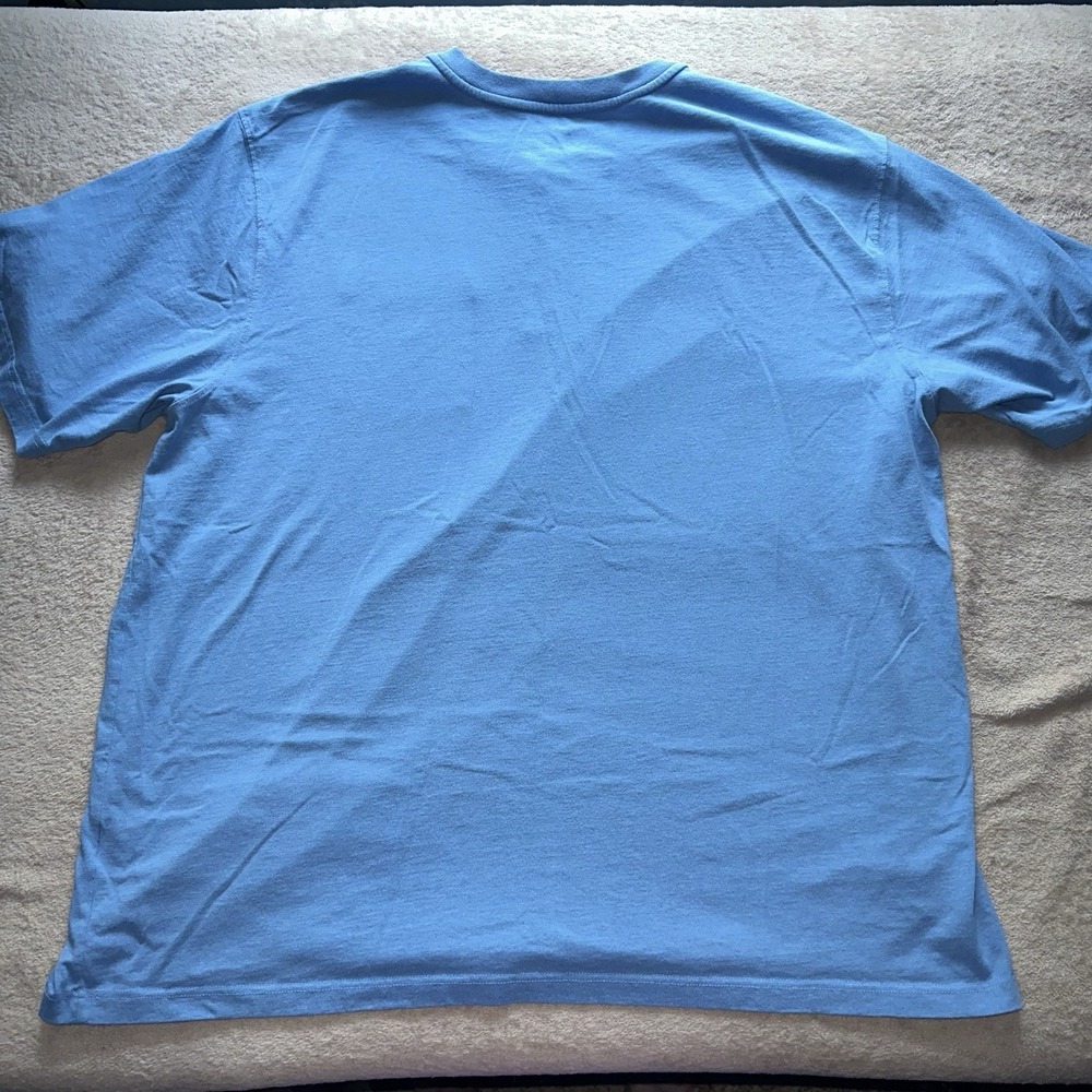 Carhartt K84 Men's 3XL Blue Loose Fit SS Heavyweight Henley Pocket Work Shirt - Picture 10 of 10